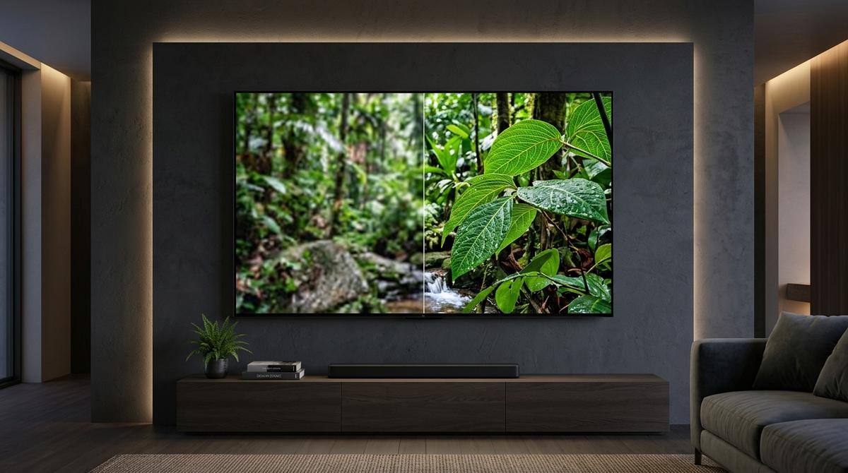 4K IPTV vs Upscaling – Vergleich von echtem UHD Streaming mit HEVC H.265 gegen hochskaliertes Full HD
